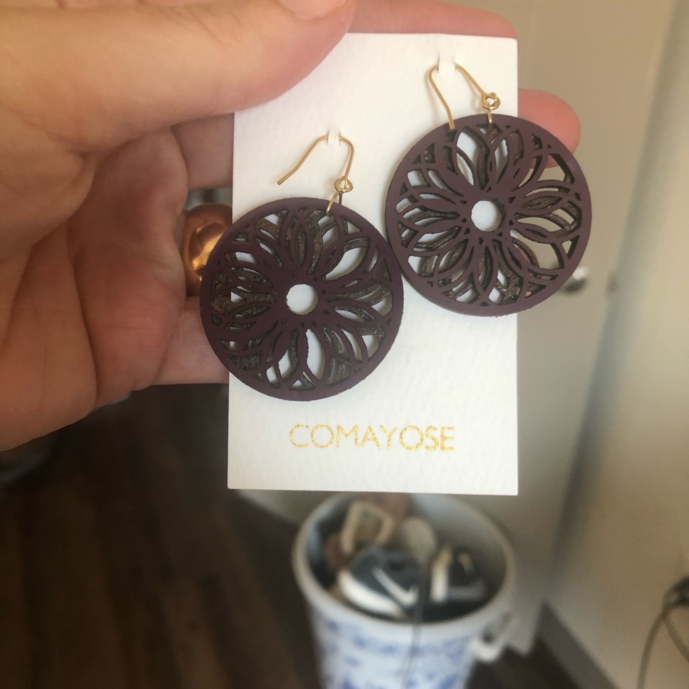 Wooden Japanese Earrings